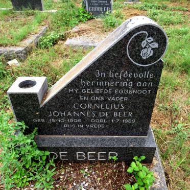 BEER Cornelius Johannes, de 1908-1969