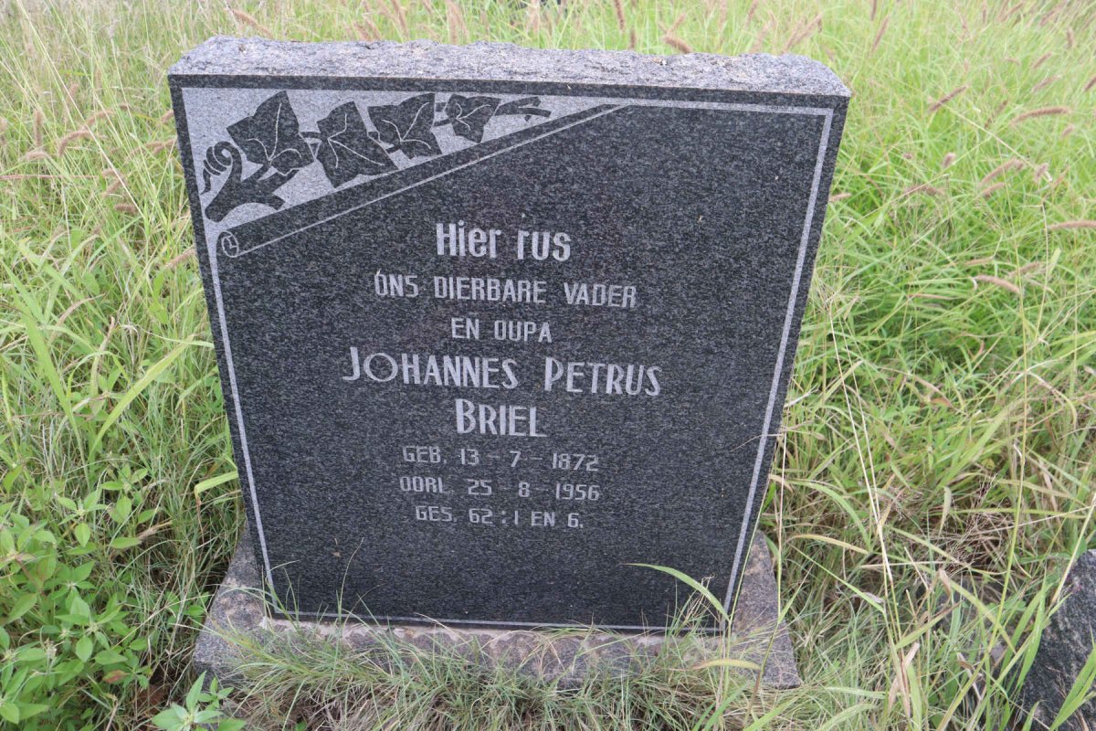 BRIEL Johannes Petrus 1872-1956