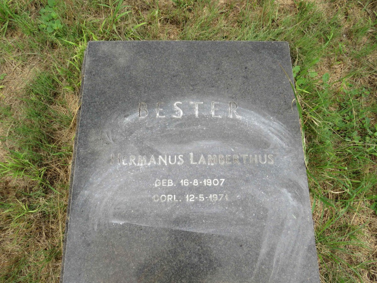BESTER Hermanus Lambertus 1907-1971