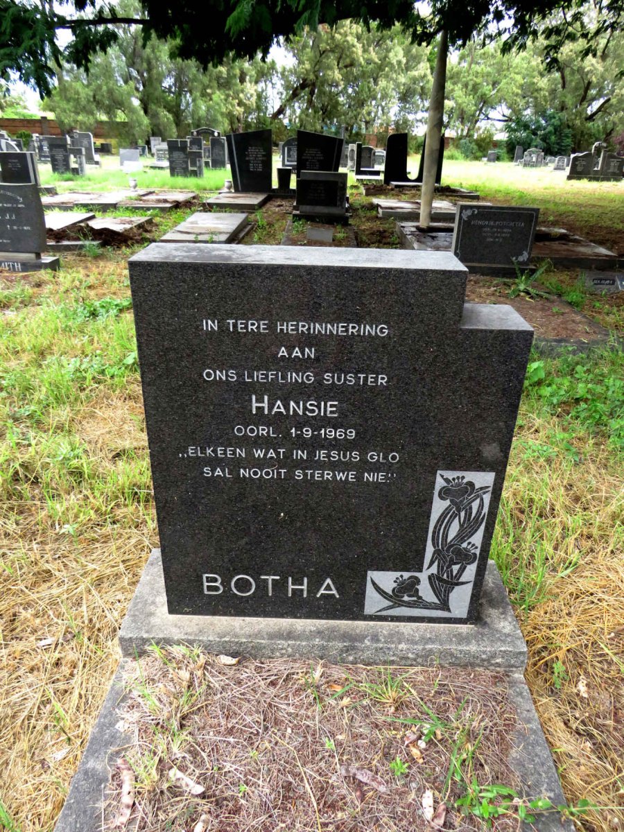 BOTHA Hansie -1969