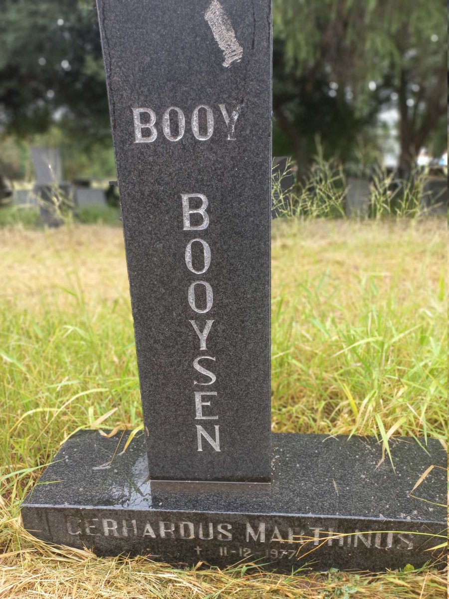 BOOYSEN Gerhardus Marthinus -1977