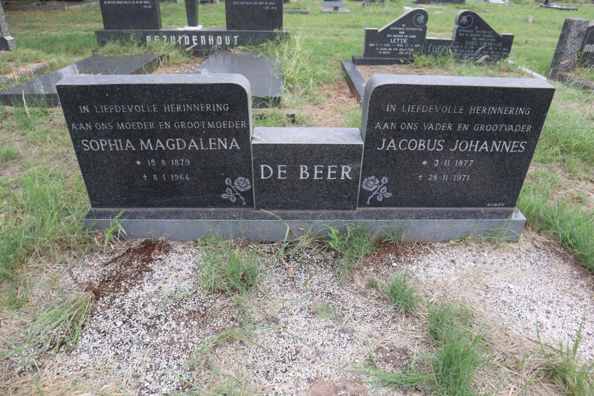 BEER Jacobus Johannes, de 1877-1971 & Sophia Magdalena 1879-1964