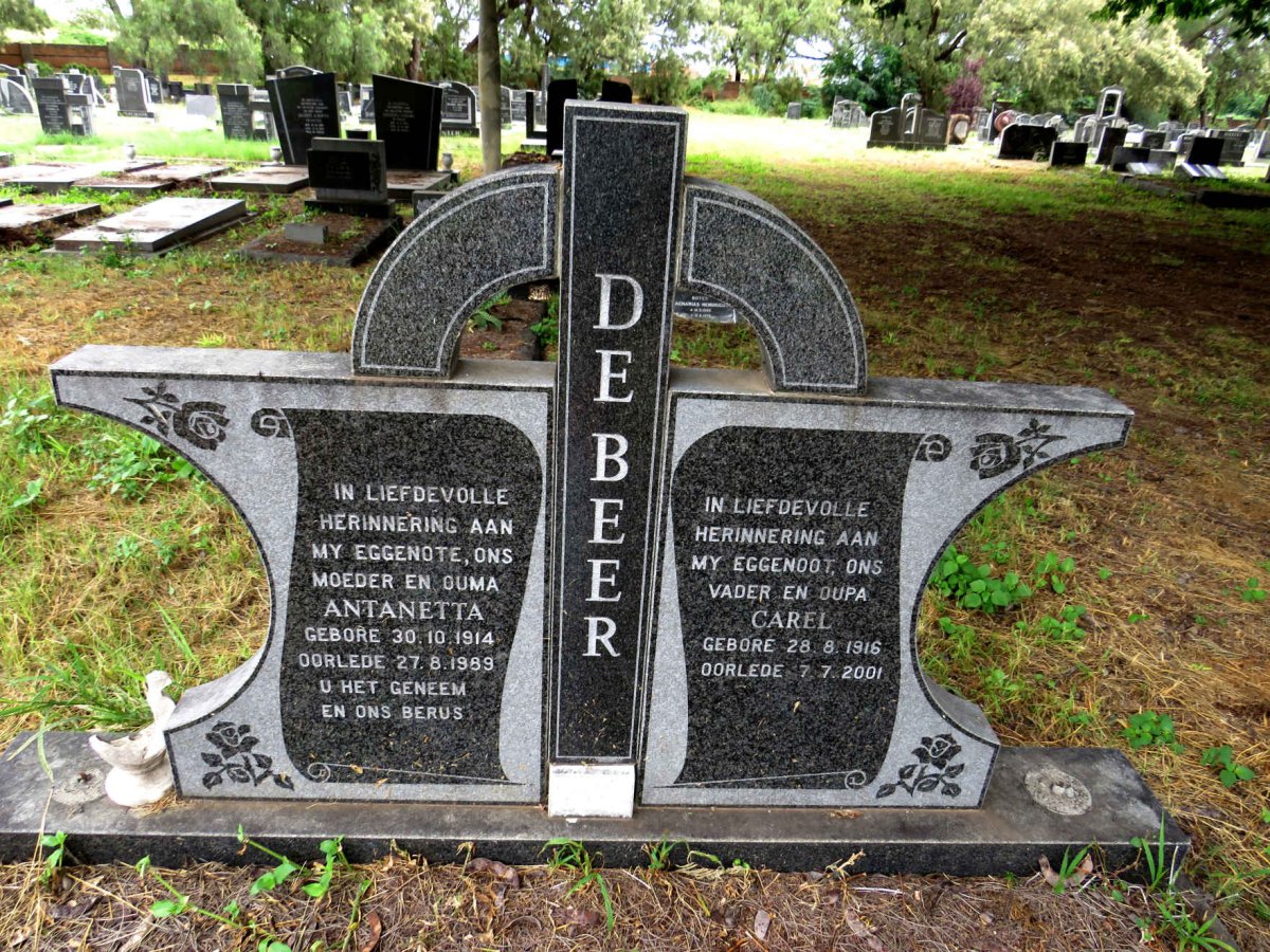 BEER Carel, de 1916-2001 & Antanetta 1914-1989