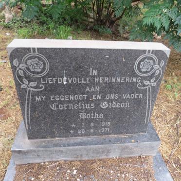 BOTHA Cornelius Gideon 1915-1971