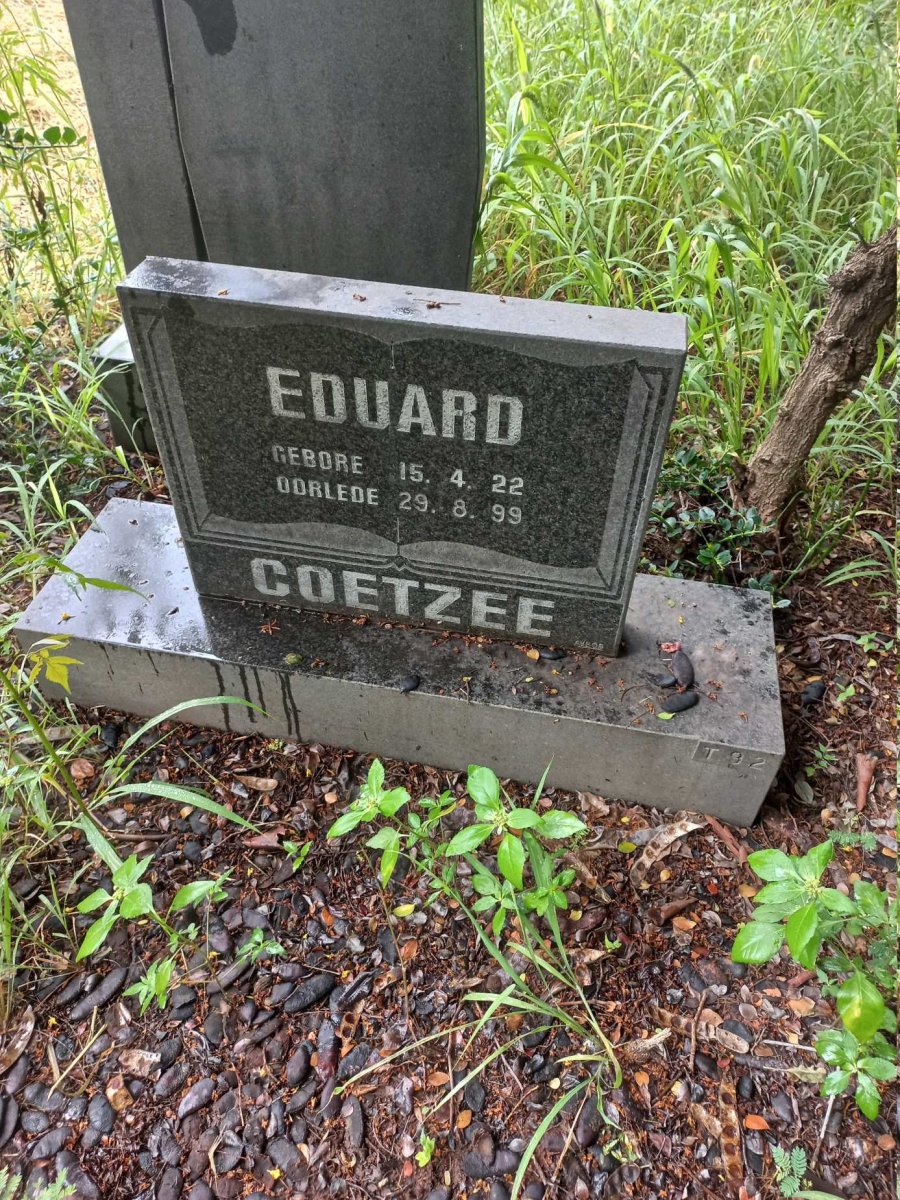 COETZEE Eduard 1922-1999