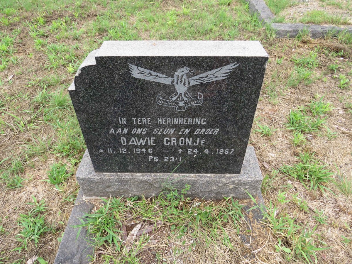 CRONJE Dawie 1946-1967