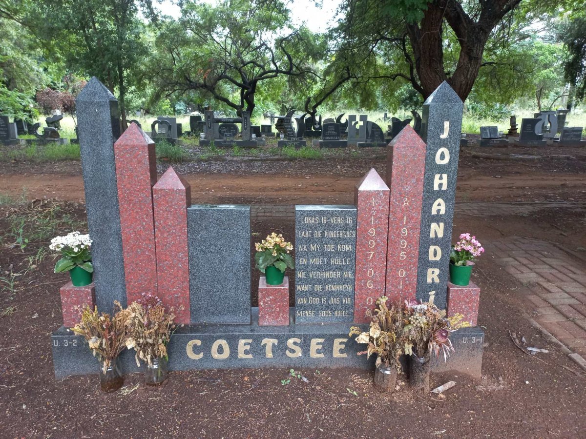 COETSEE Johandri 1995-1997