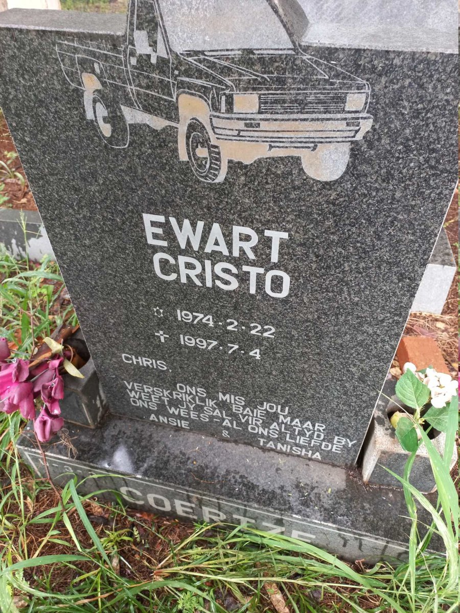 COERTZE Ewart Cristo 1974-1997