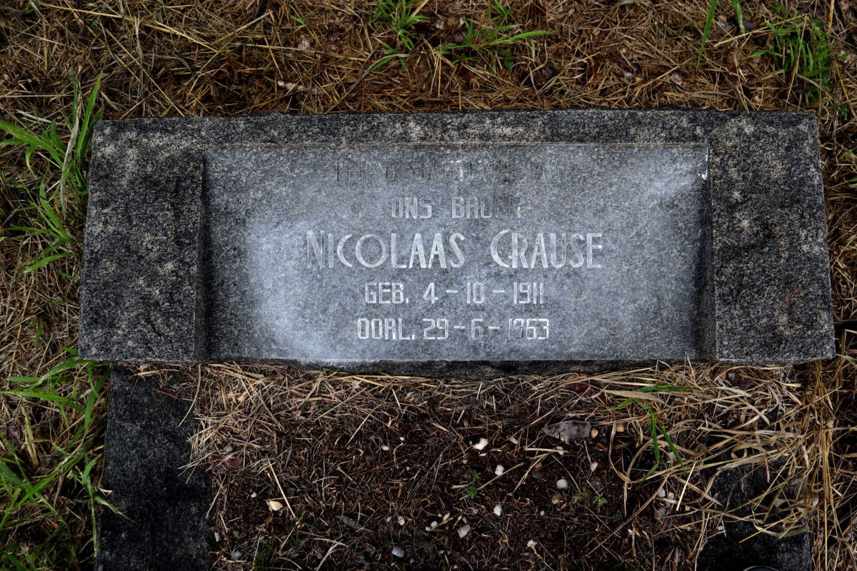 CRAUSE Nicolaas 1911-1963