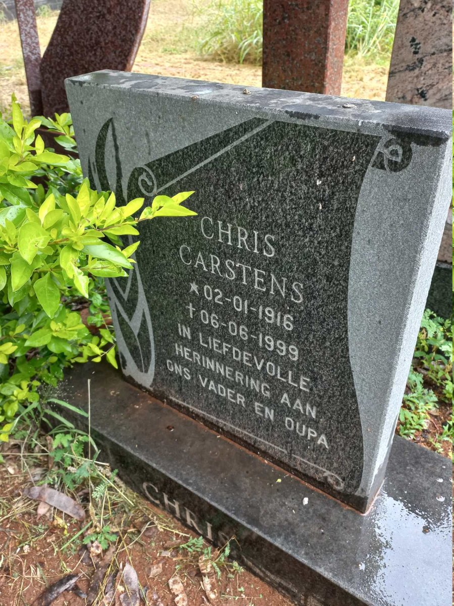 CARSTENS Chris 1916-1999