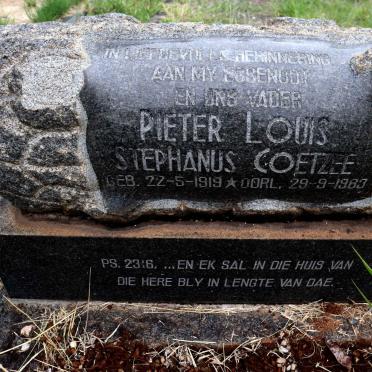 COETZEE Pieter Louis Stephanus 1919-1983
