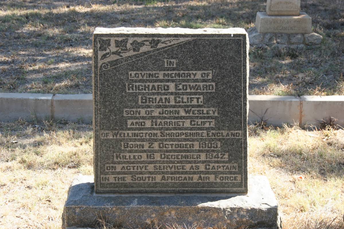 CLIFT Richard Edward Brian 1909-1942