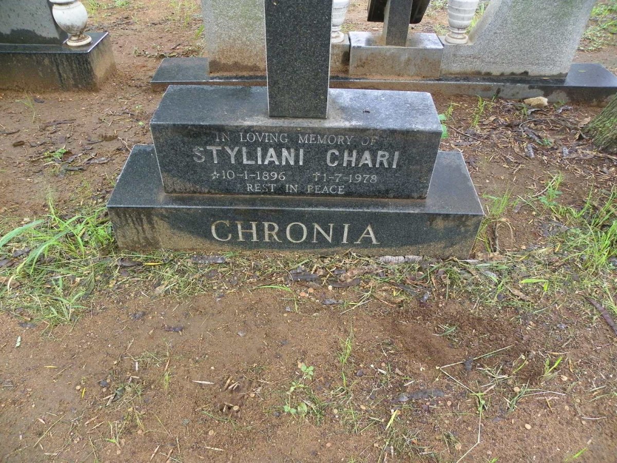 CHRONIA Styliani Chari 1896-1978