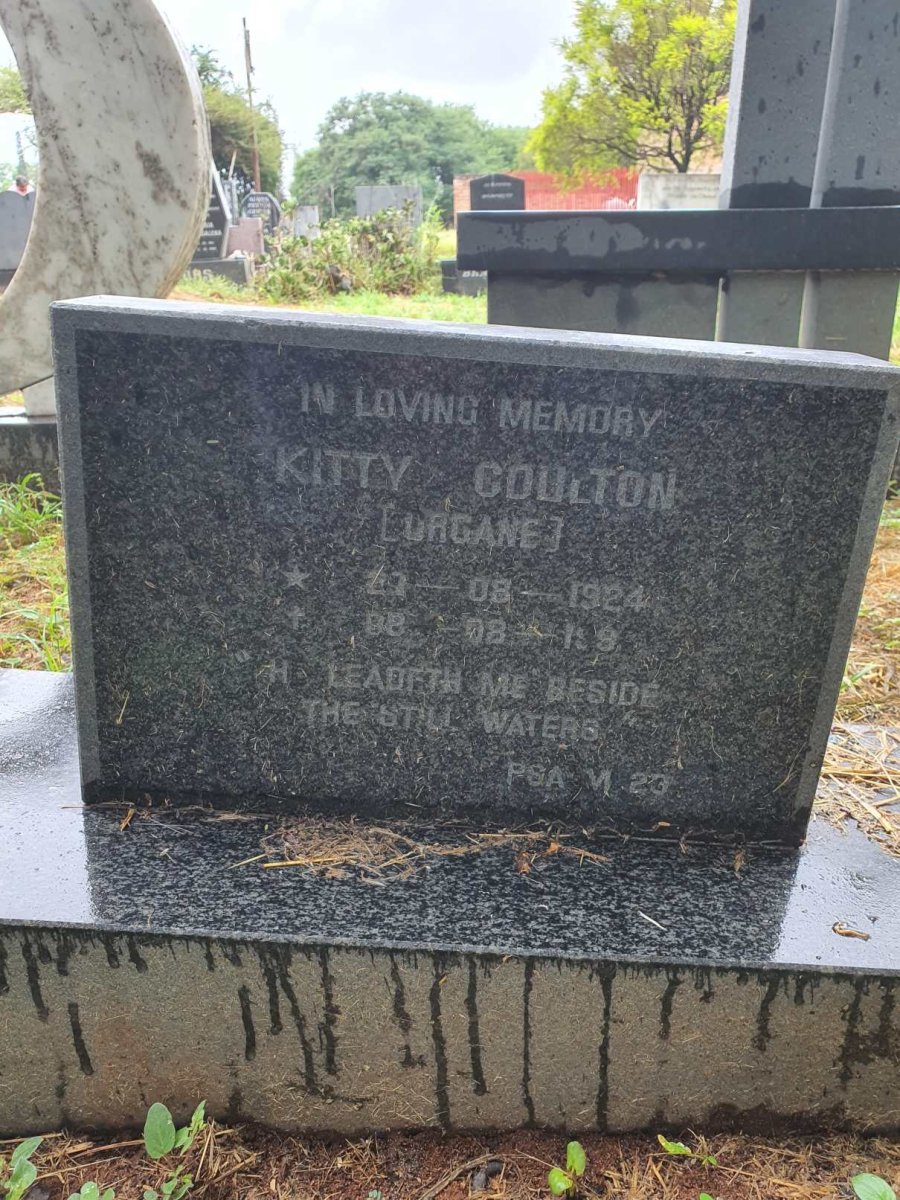 COULTON Kitty 1924-199?