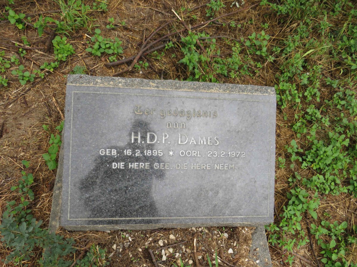 DAMES H.D.P 1895-1972