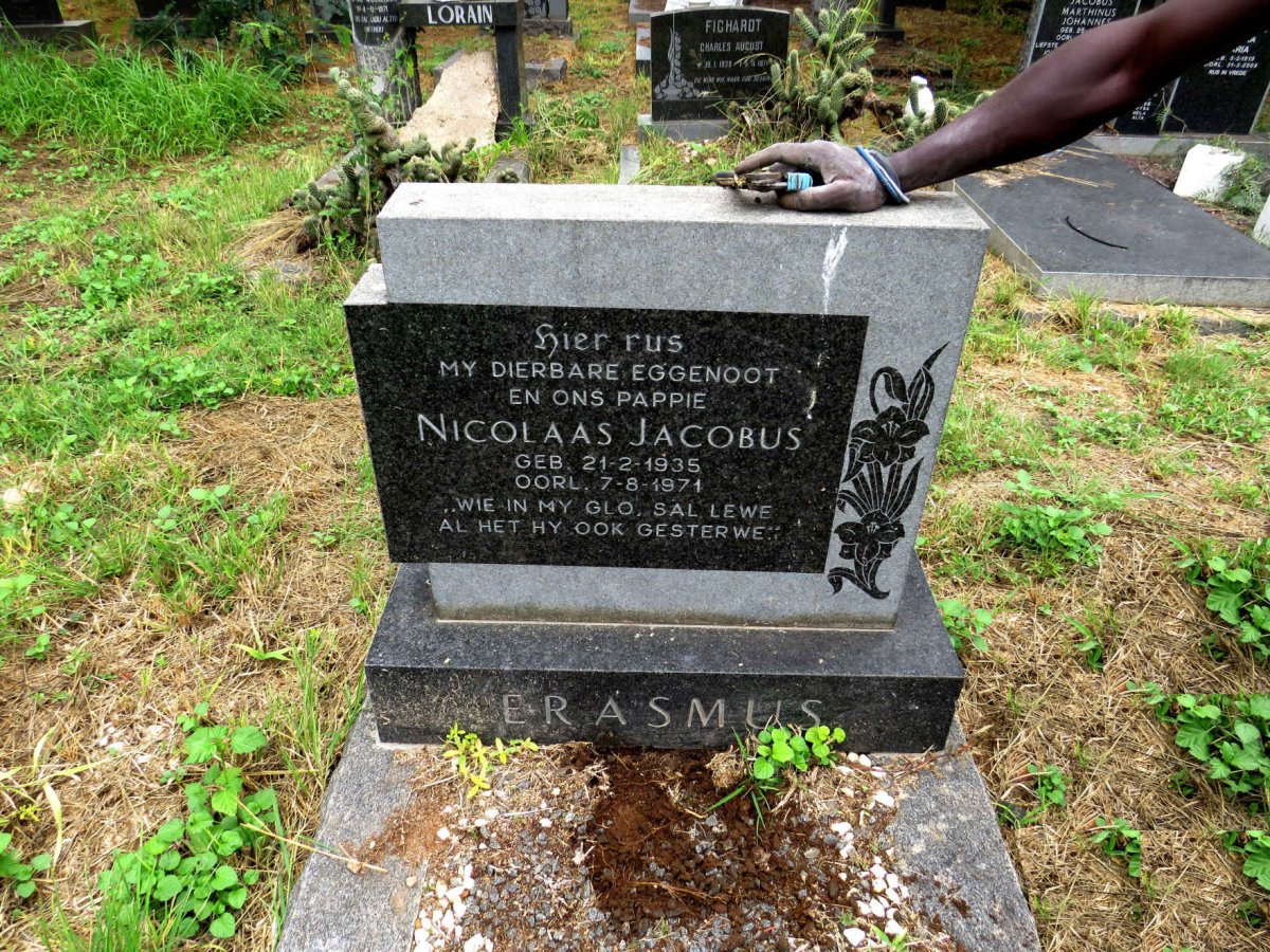 ERASMUS Nicolaas Jacobus 1935-1971