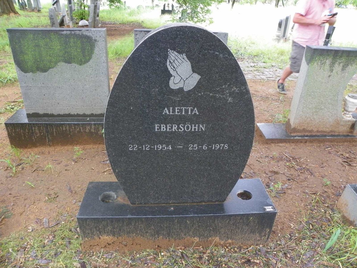 EBERSOHN Aletta 1954-1978