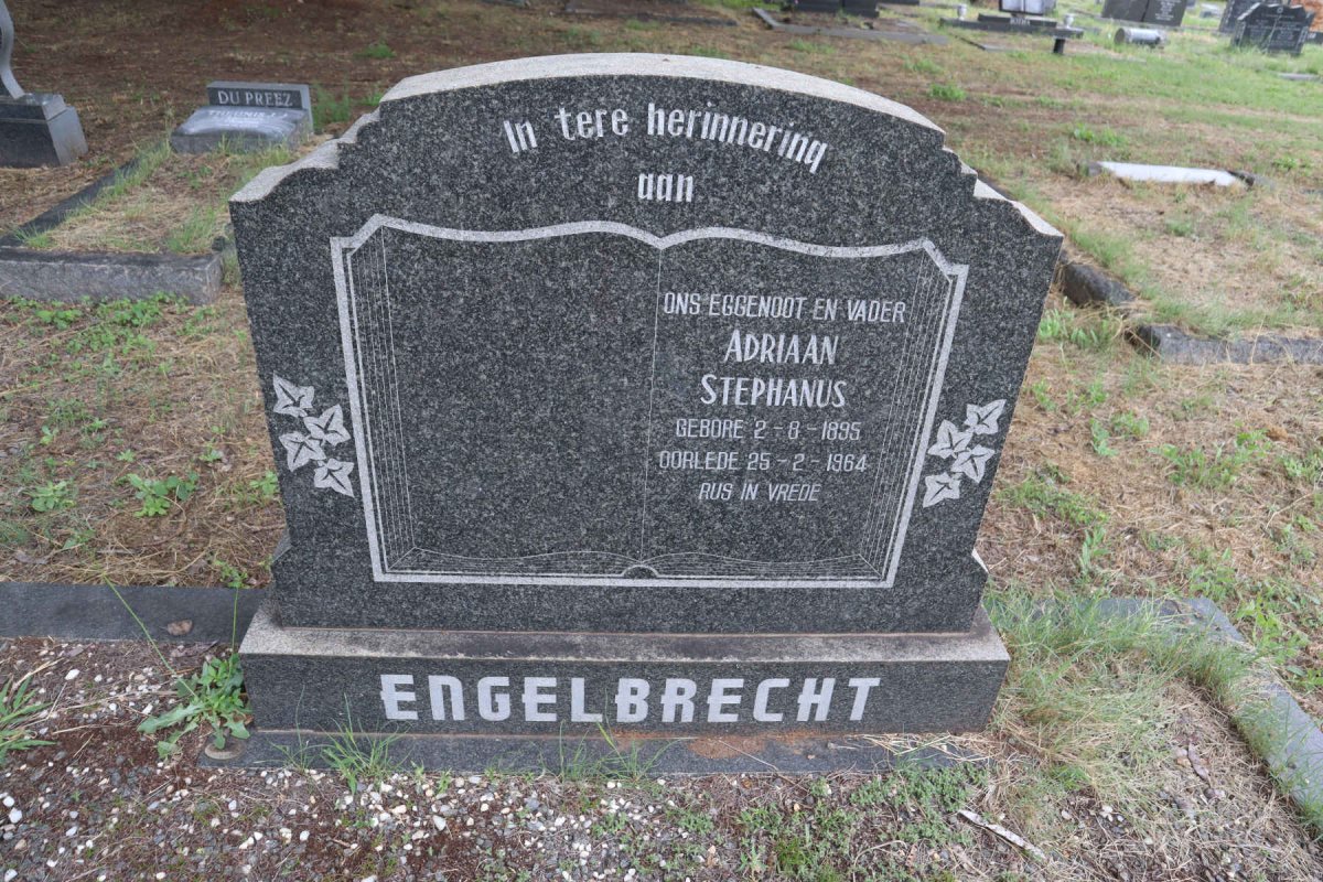 ENGELBRECHT Adriaan Stephanus 1895-1964