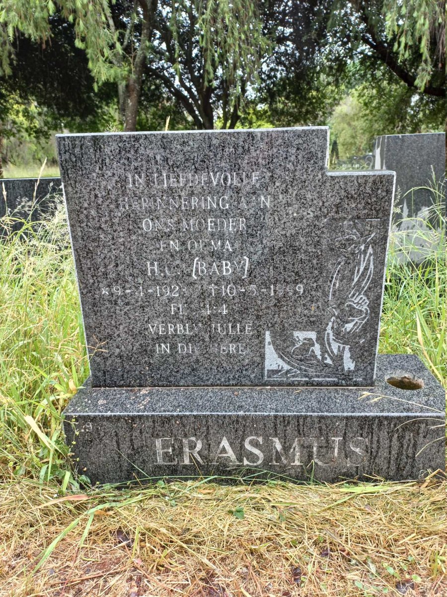 ERASMUS H.C. 1923-1999
