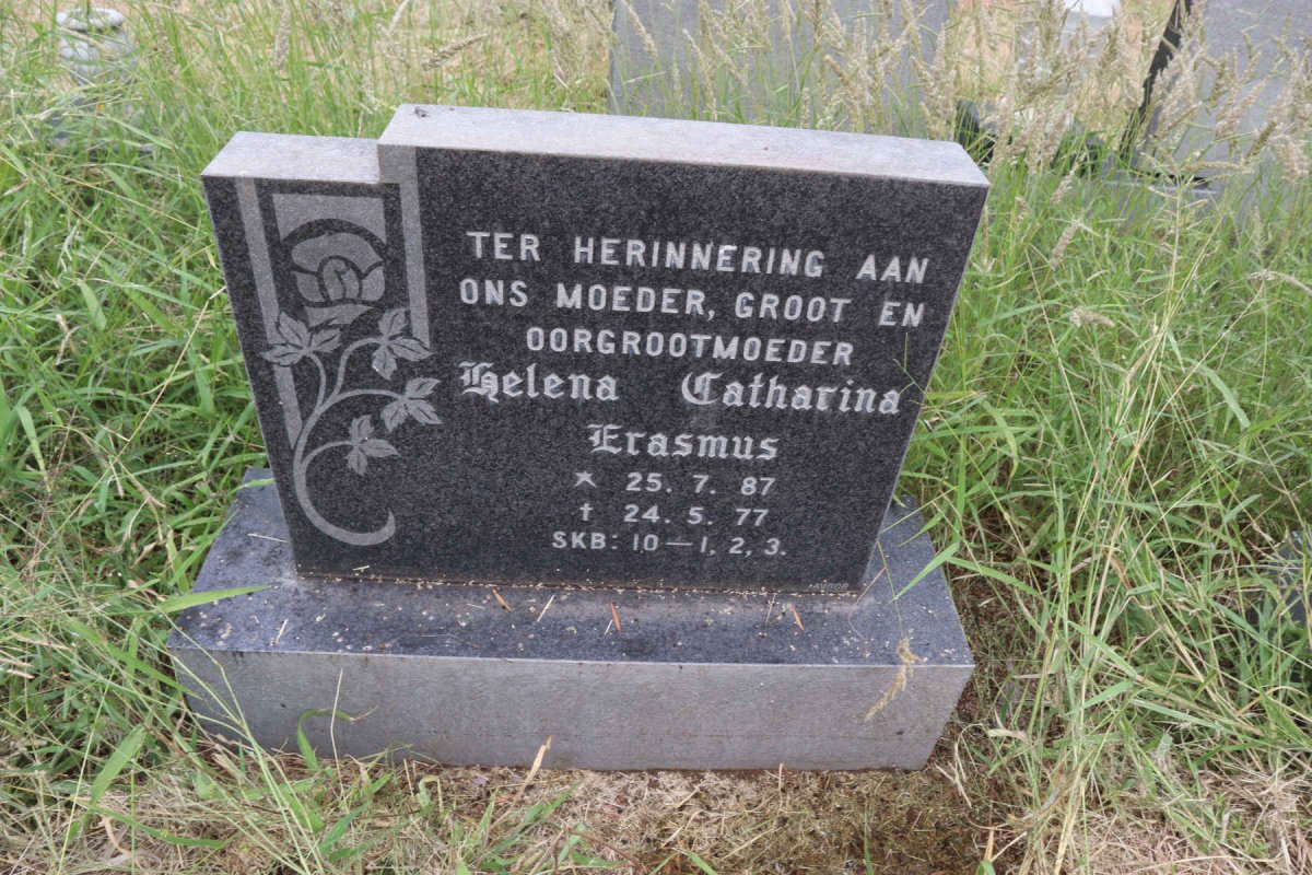 ERASMUS Helena Catharina 1887-1977