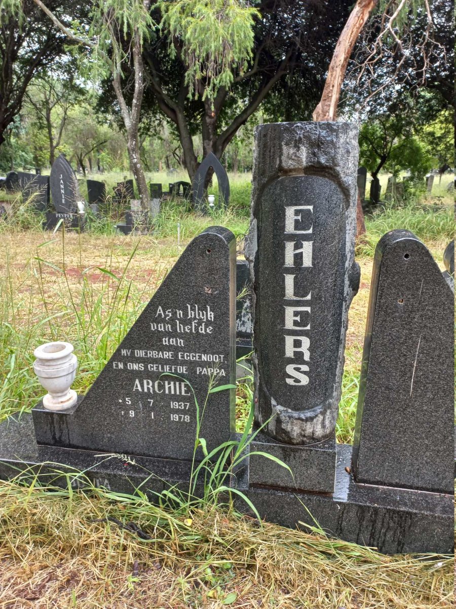 EHLERS Archie 1937-1978