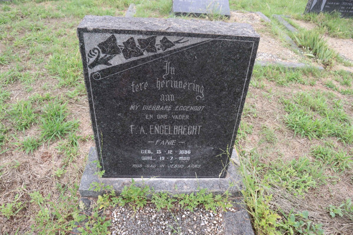 ENGELBRECHT F.A. 1896-1960 