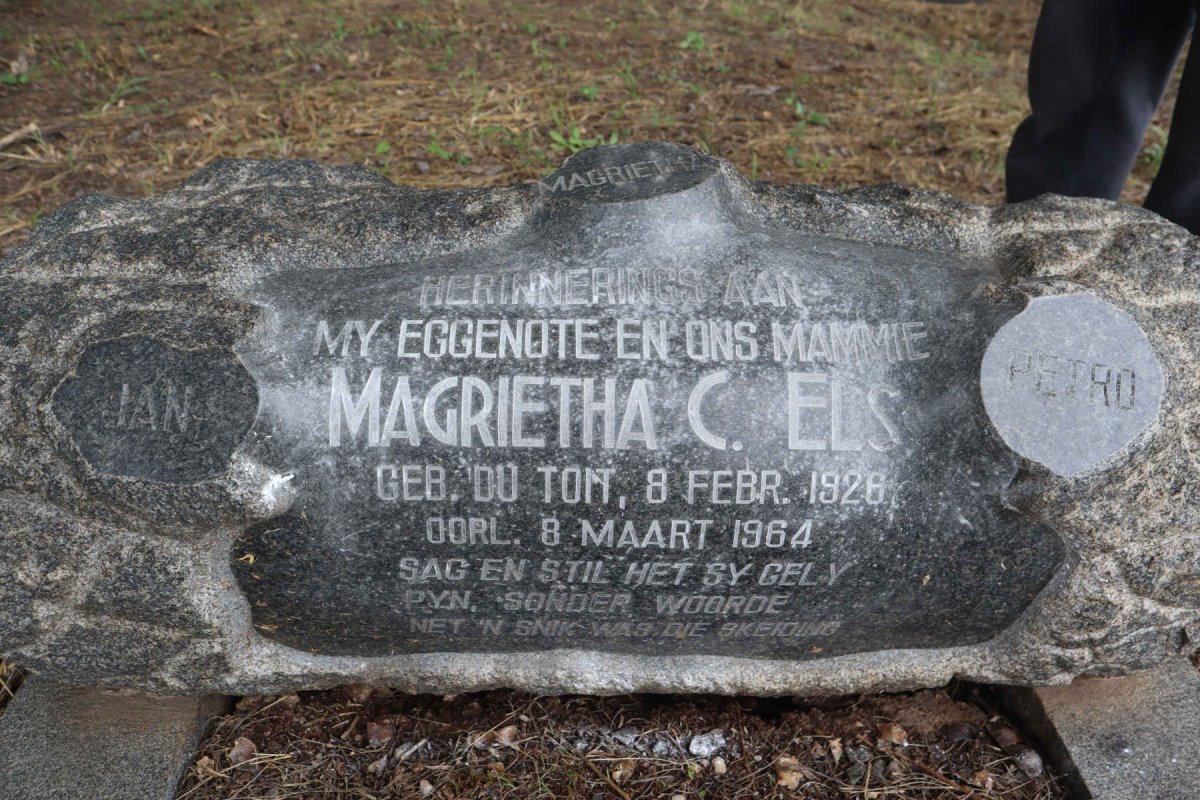 ELS Magrietha C. nee DU TOIT 1926-1964