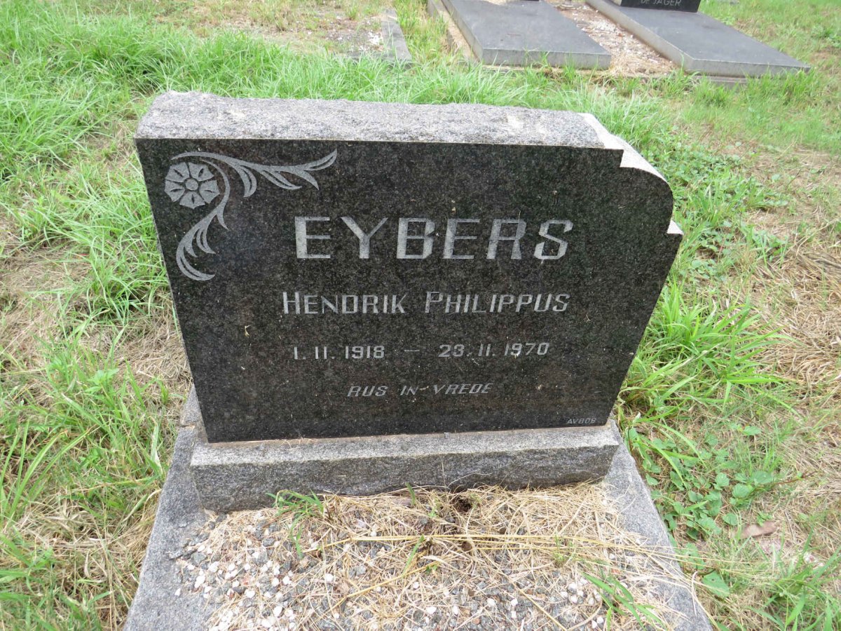 EYBERS Hendrik Philippus 1918-1970