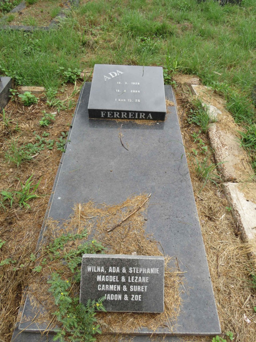 FERREIRA Ada 1929-2004