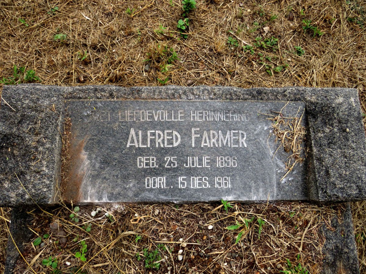 FARMER Alfred 1896-1961