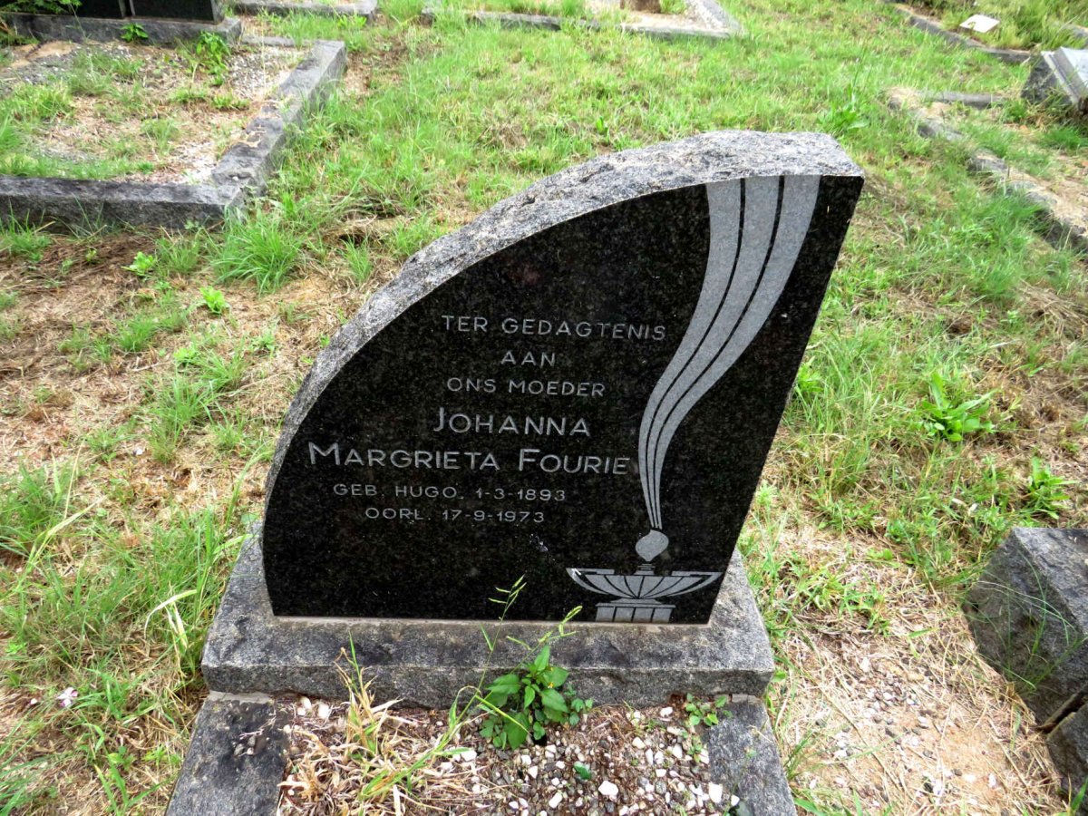 FOURIE Johanna Margrieta 1893-1973