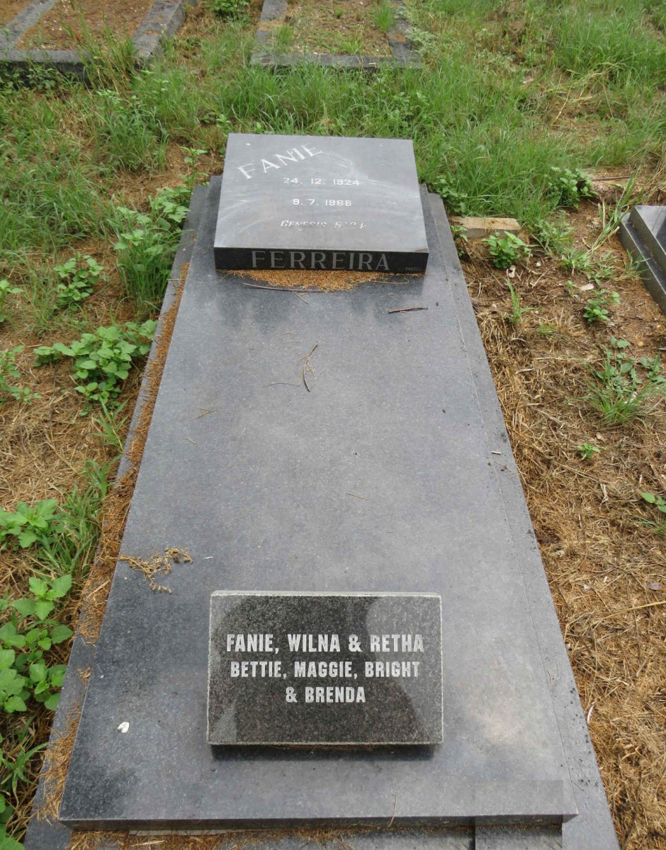 FERREIRA Fanie 1924-1968 
