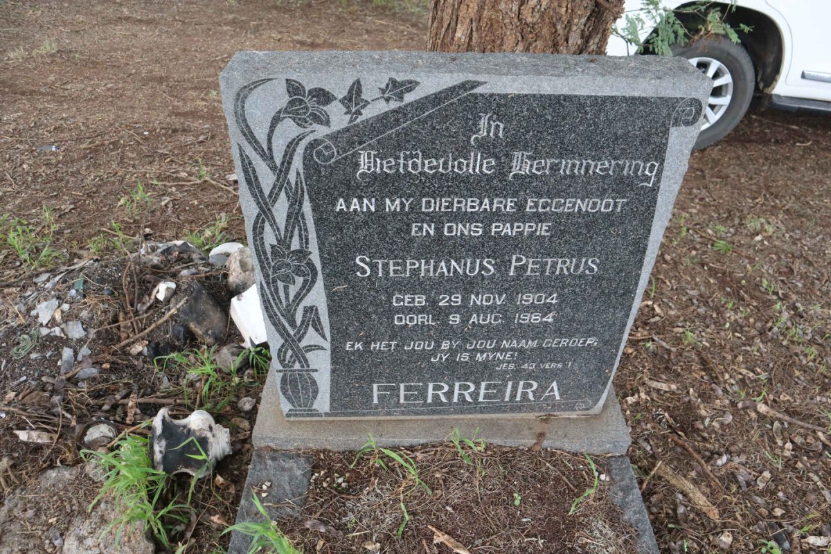 FERREIRA Stephanus Petrus 1904-1964