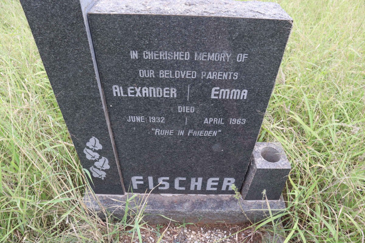 FISCHER Alexander -1932 & Emma -1963
