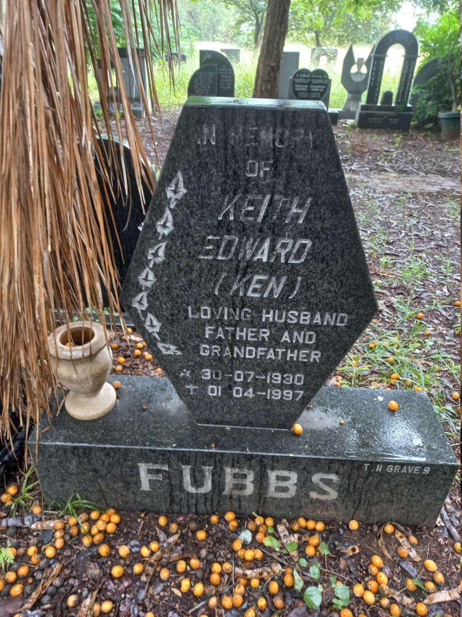 FUBBS Keith Edward 1930-1997