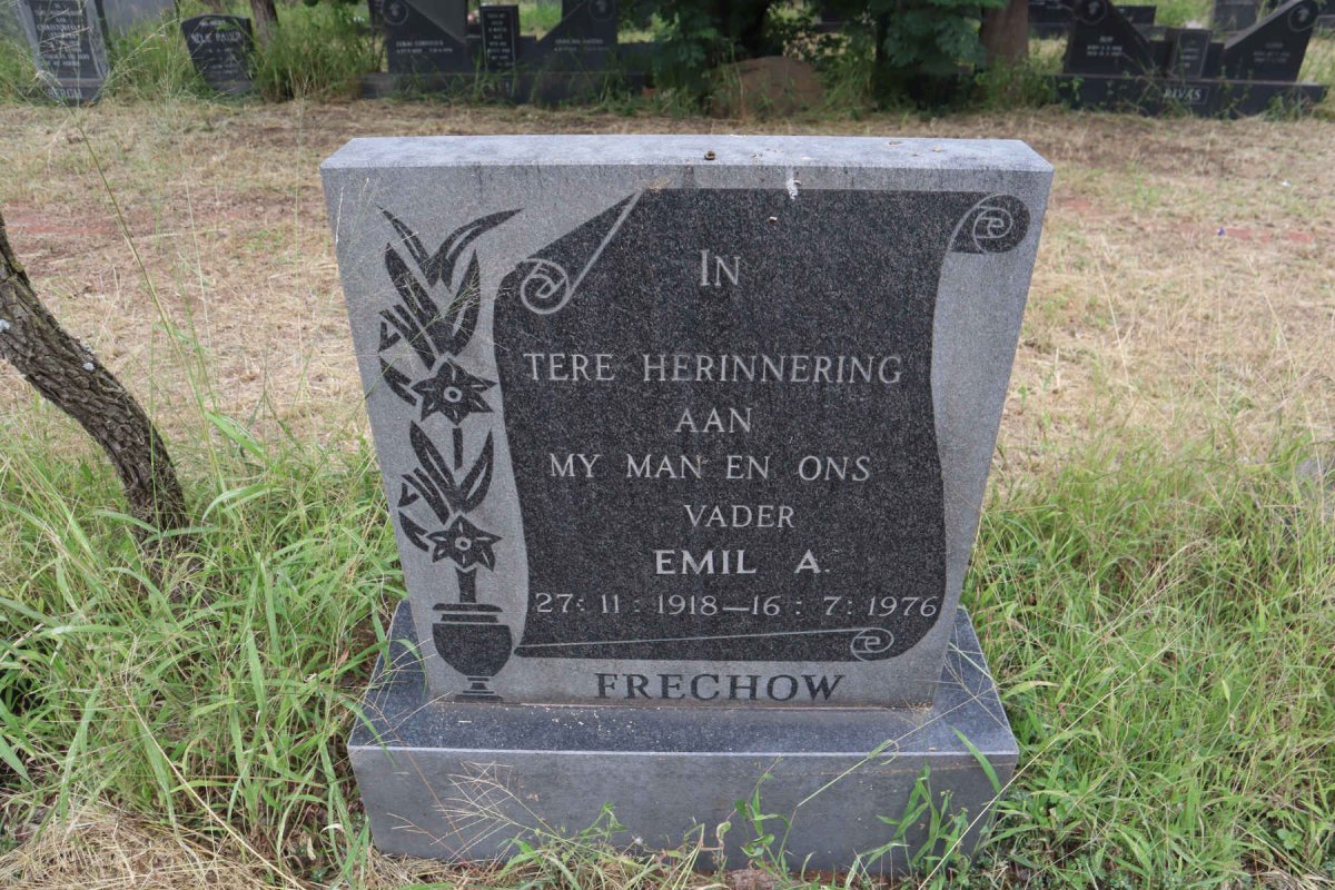 FRECHOW Emil A. 1918-1976