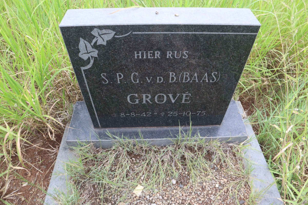 GROVE S.P.G.v.d.B. 1942-1975 