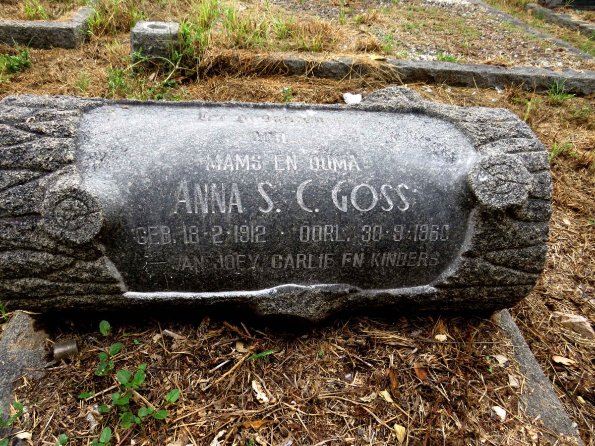 GOSS Anna S. 1912-1960