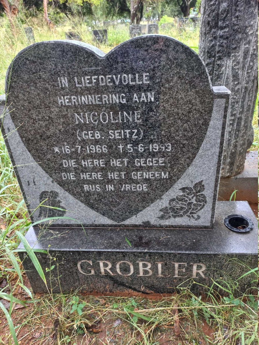 GROBLER Nicoline nee SEITZ 1966-1999