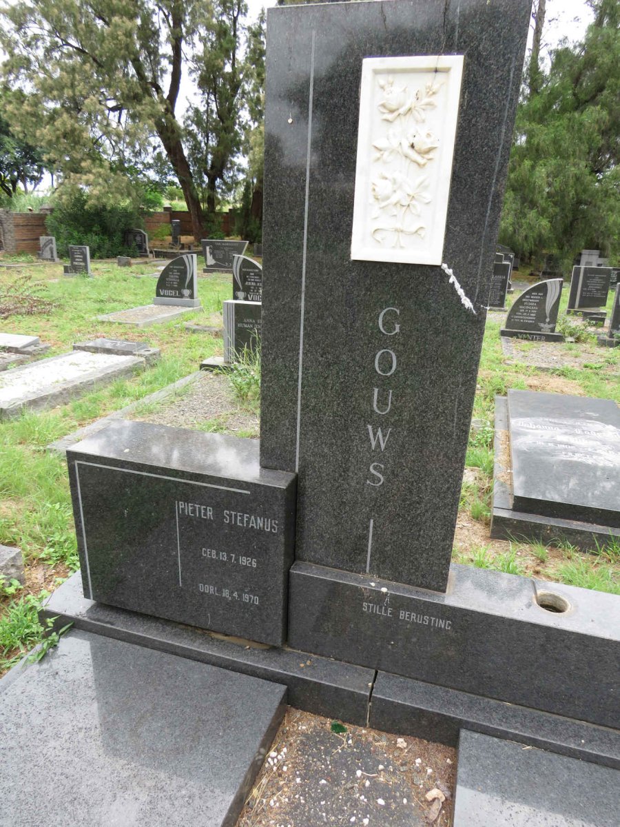 GOUWS Pieter Stefanus 1926-1970