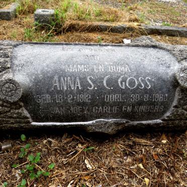 GOSS Anna S. 1912-1960