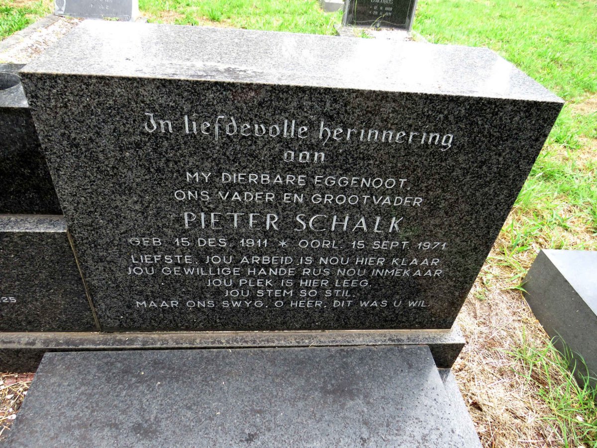 GROBBELAAR Pieter Schalk 1911-1971 & Elizabeth Catherina DE BEER 1917-1989_2