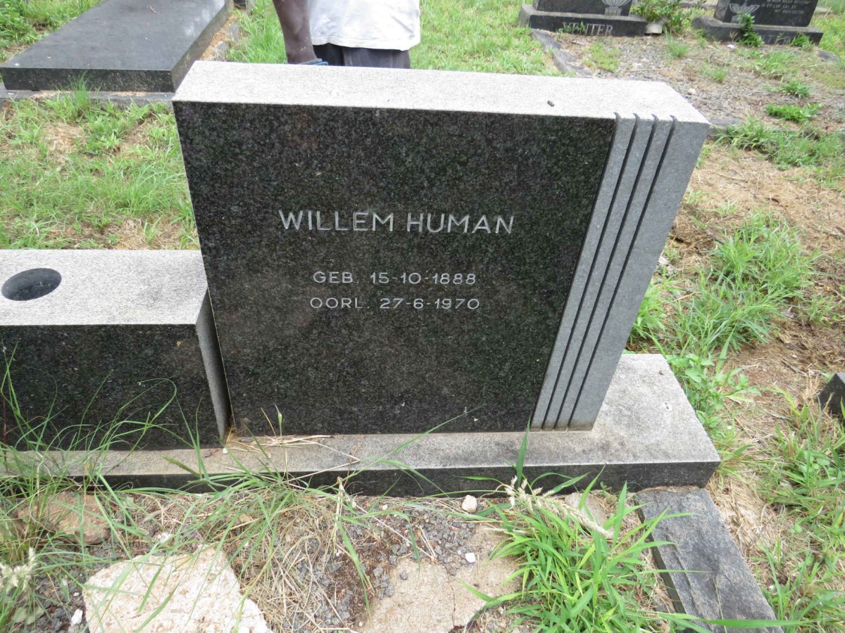 HUMAN Willem 1888-1970 & Anna Elizabeth nee ENGELBRECHT 1903-1986_1