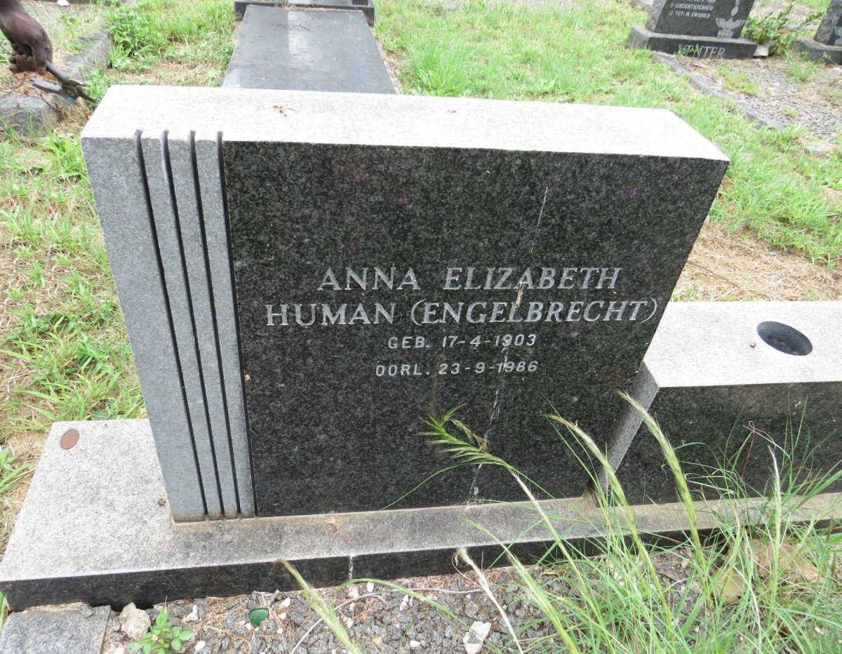 HUMAN Willem 1888-1970 & Anna Elizabeth nee ENGELBRECHT 1903-1986_2