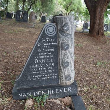 HEEVER Daniel Johannes, van den 1911-1964