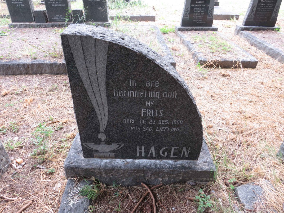 HAGEN Frits -1968