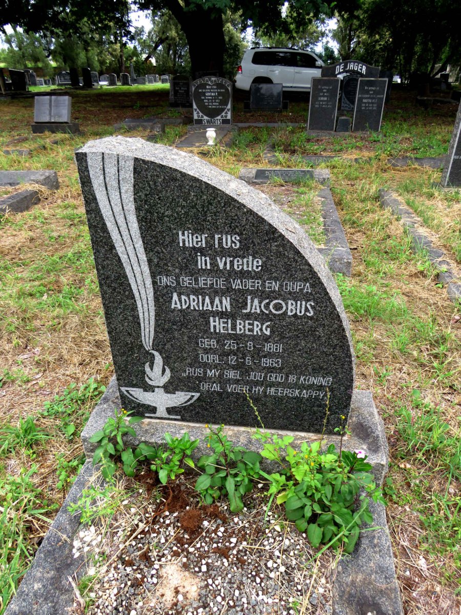 HELBERG Adriaan Jacobus 1881-1963