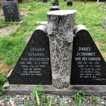 HELSDINGEN Daniel Johannes, van 1912-1968 & Susara Susanna 1920-1999