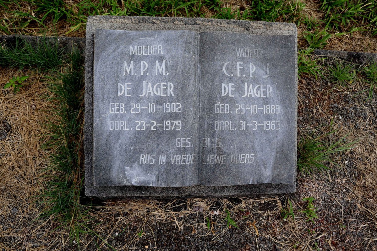 JAGER C.F.P.S., de 1889-1963 & M.P.M. 1902-1979