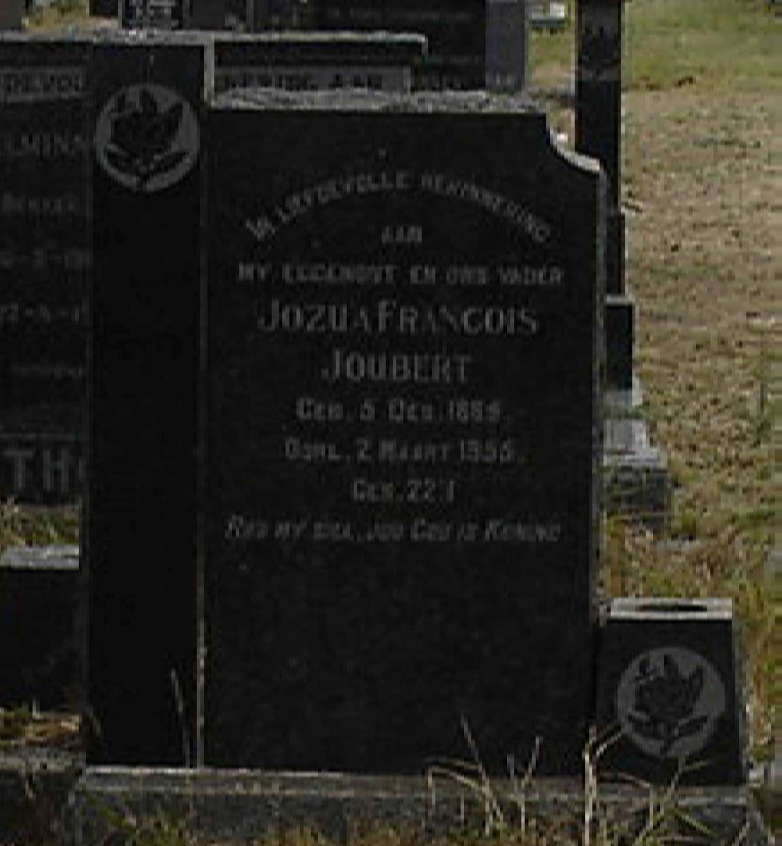 JOUBERT Jozua Francois 1885-1956